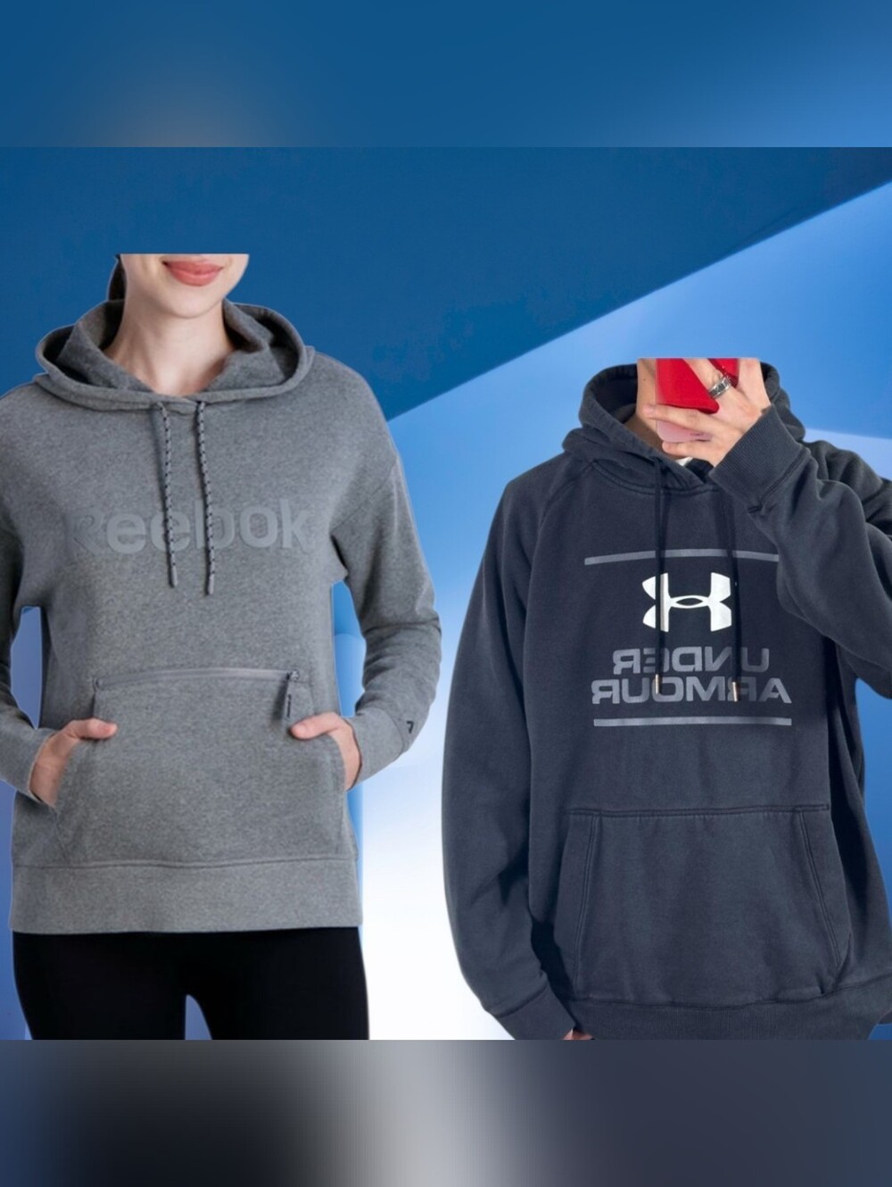 Under Armour Unisex Sweater & REEBOK GREY SWEATER